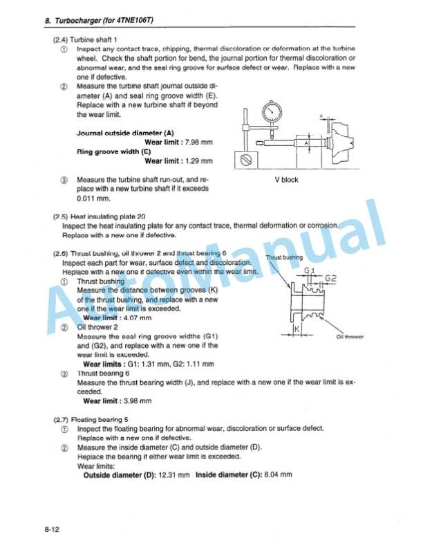 Komatsu 4D94E, 4D98, 4D106E Series Diesel Engine Shop Manual CEBM004900 4 Komatsu 4D94E, 4D98, 4D106E Series Diesel Engine Shop Manual CEBM004900 - Image 4