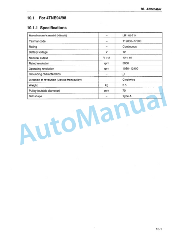 Komatsu 4D94E, 4D98, 4D106E Series Diesel Engine Shop Manual CEBM004900 5 Komatsu 4D94E, 4D98, 4D106E Series Diesel Engine Shop Manual CEBM004900 - Image 5