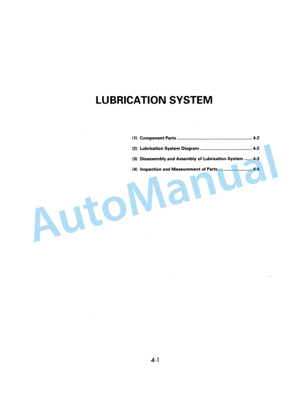 Komatsu 4D94E Diesel Engine Forklift Truck Shop Manual 4D94E-BE1 3 Komatsu 4D94E Diesel Engine Forklift Truck Shop Manual 4D94E-BE1-3