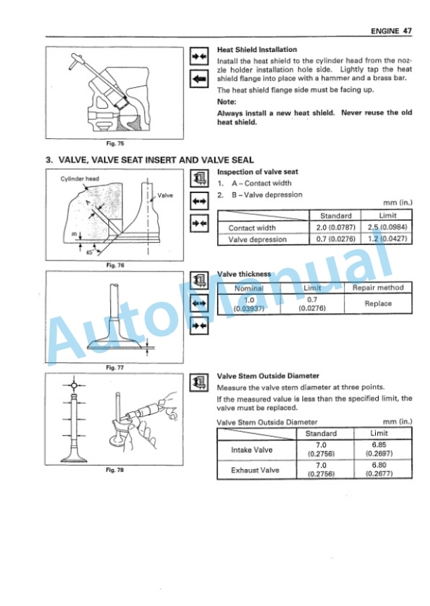 Komatsu 4LB1, 4LC1, 4LE1 Forklift Shop Manual 4LBCE1-BE1 3 Komatsu 4LB1, 4LC1, 4LE1 Forklift Shop Manual 4LBCE1-BE1-3