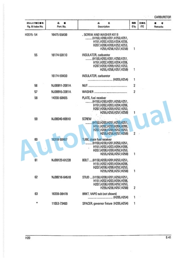 Komatsu 4LB1-T Diesel Engine Parts Manual 5 Komatsu 4LB1-T Diesel Engine Parts Manual-5