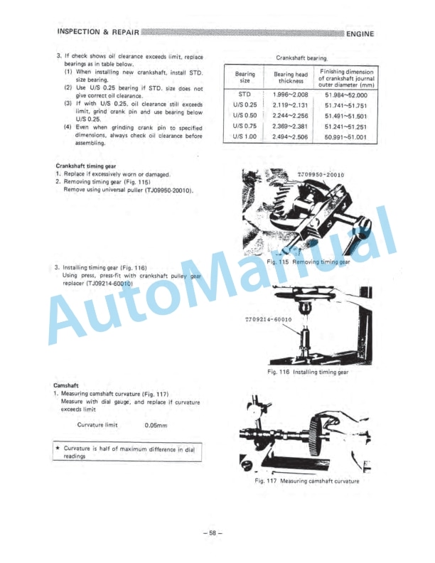 Komatsu 4P Gasoline Engine Shop Manual 4P-BE1 3 Komatsu 4P Gasoline Engine Shop Manual 4P-BE1-3
