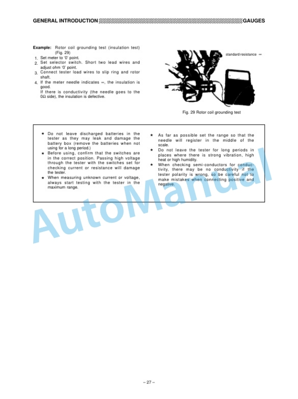 Alternative view of Komatsu 4P Gasoline Engine Shop Manual SM005