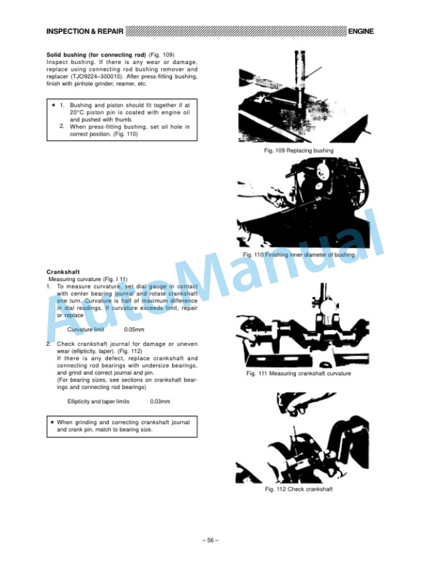 Komatsu 4P Gasoline Engine Shop Manual SM005 3 Komatsu 4P Gasoline Engine Shop Manual SM005 - Image 3