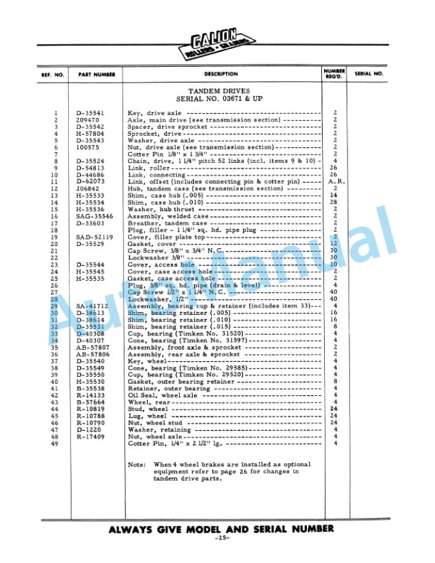 Komatsu 503 Motor Grader Parts Manual 2076H45 2 Komatsu 503 Motor Grader Parts Manual 2076H45-2