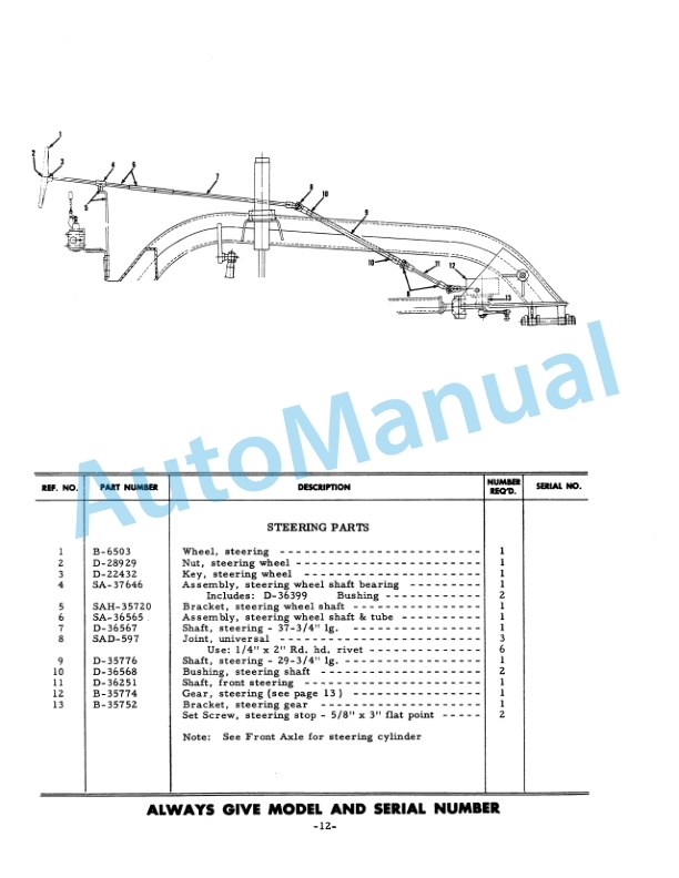 Komatsu 503 Motor Grader Parts Manual 2076H45 3 Komatsu 503 Motor Grader Parts Manual 2076H45-3