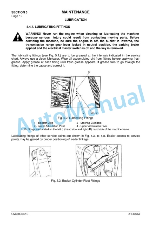 Komatsu 560C Operation and Maintenance Manual OM560C99-1E 4 Komatsu 560C Operation and Maintenance Manual OM560C99-1E - Image 4