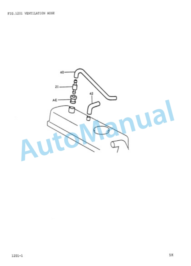 Komatsu 5K Gasoline Engine Parts Manual PGA5K00-01 2 Komatsu 5K Gasoline Engine Parts Manual PGA5K00-01-2