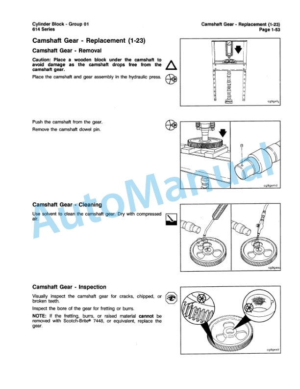 Komatsu 614 Series Diesel Engine Shop Manual CEBM614002 2 Komatsu 614 Series Diesel Engine Shop Manual CEBM614002-2