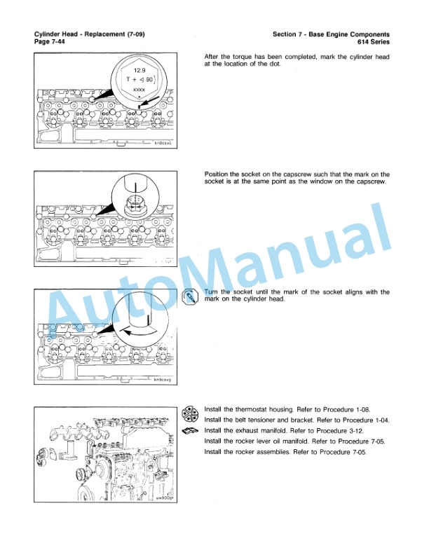 Komatsu 614 Series Diesel Engine Shop Manual CEBM614002 4 Komatsu 614 Series Diesel Engine Shop Manual CEBM614002-4