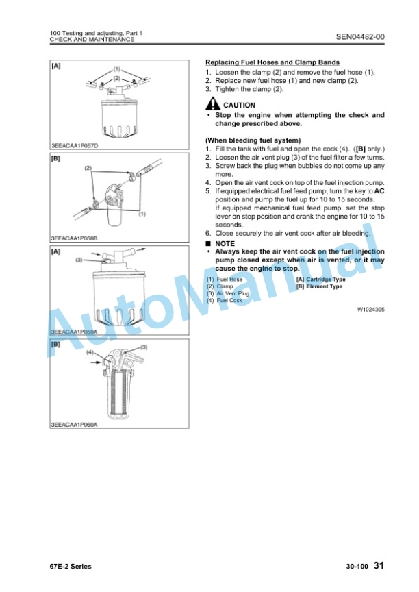 Komatsu 67E-2 Series Engine Shop Manual SEN04473-00 3 Komatsu 67E-2 Series Engine Shop Manual SEN04473-00 - Image 3