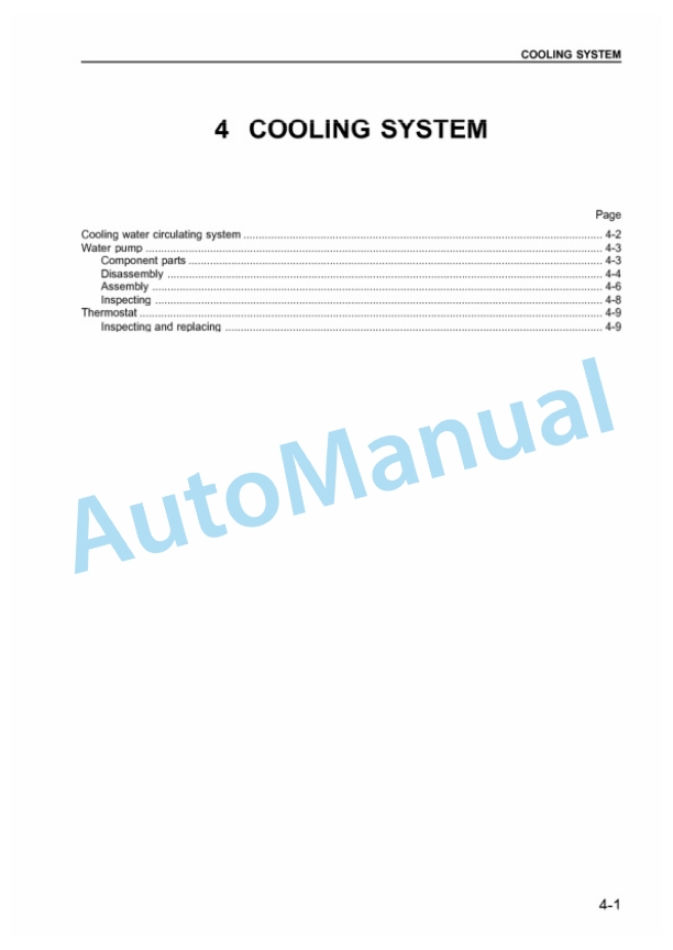 Komatsu 6BG1, 6BG1T Diesel Engine Shop Manual 6BG1T-BE2-1 4 Komatsu 6BG1, 6BG1T Diesel Engine Shop Manual 6BG1T-BE2-1-4