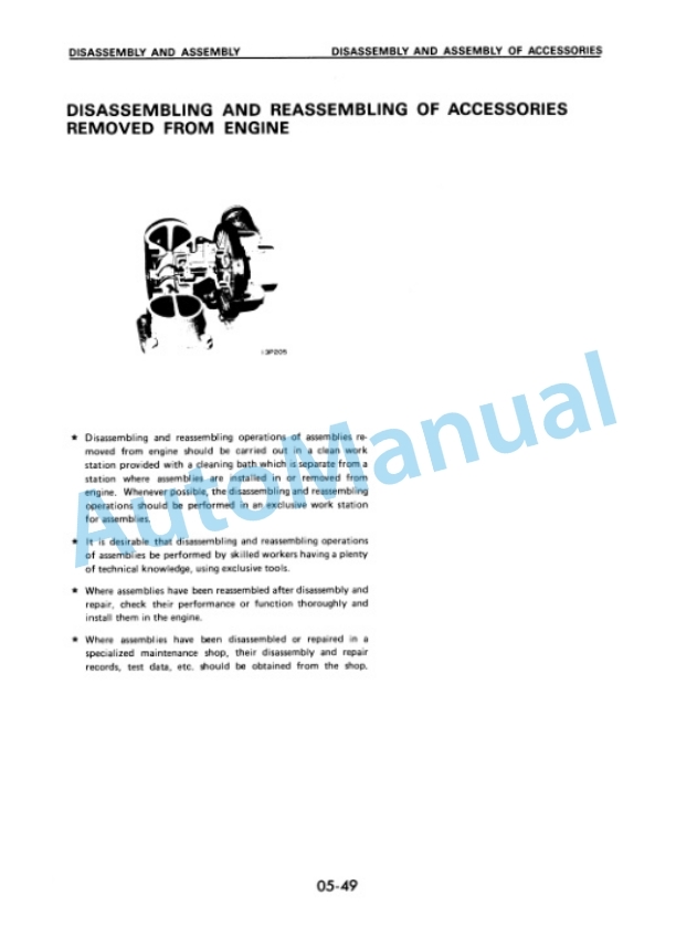 Komatsu 6D105-1, S6D105-1 Diesel Engine Shop Manual (S)6D105-BE2 5 Komatsu 6D105-1, S6D105-1 Diesel Engine Shop Manual (S)6D105-BE2 - Image 5