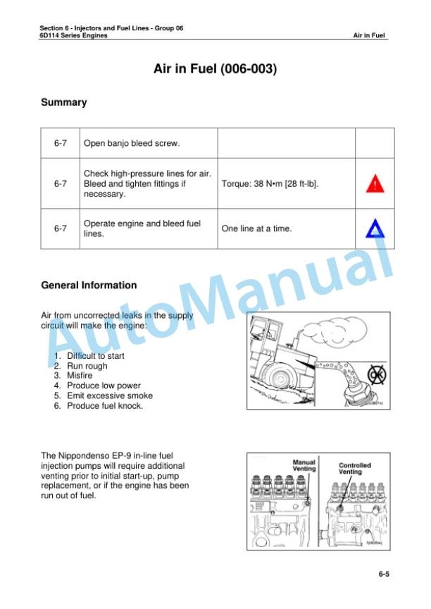 Komatsu 6D114 Series Engine Shop Manual SMEE1140C0 3 Komatsu 6D114 Series Engine Shop Manual SMEE1140C0 - Image 3