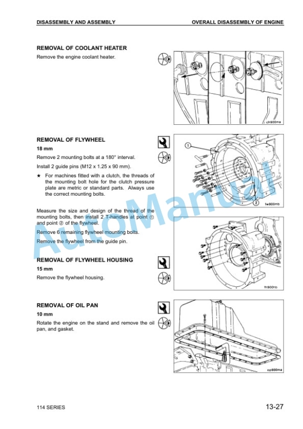 Komatsu 6D114 Series Engine Shop Manual SMEE1147K0 4 Komatsu 6D114 Series Engine Shop Manual SMEE1147K0 - Image 4