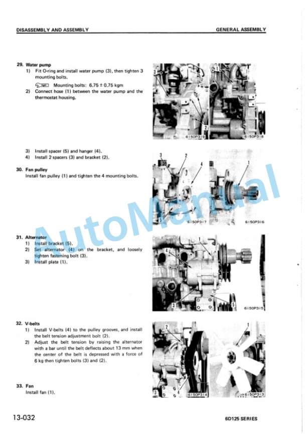 Komatsu 6D125-1 Series Diesel Engine Shop Manual SEBES6150000 5 Komatsu 6D125-1 Series Diesel Engine Shop Manual SEBES6150000 - Image 5