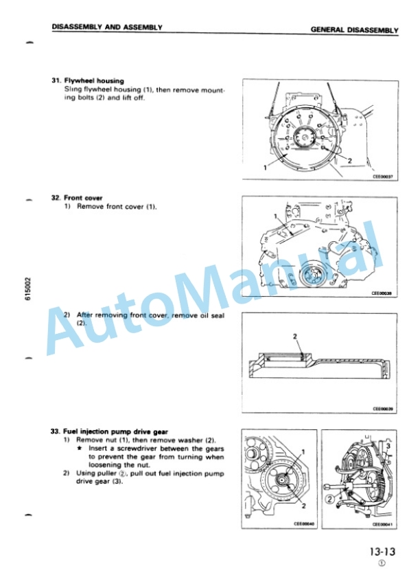 Komatsu 6D125-2 Series Diesel Engine Shop Manual SMEE1250K0 4 Komatsu 6D125-2 Series Diesel Engine Shop Manual SMEE1250K0 - Image 4