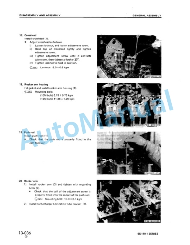 Komatsu 6D140-1 Series Diesel Engine Shop Manual SEBE62120112 5 Komatsu 6D140-1 Series Diesel Engine Shop Manual SEBE62120112 - Image 5