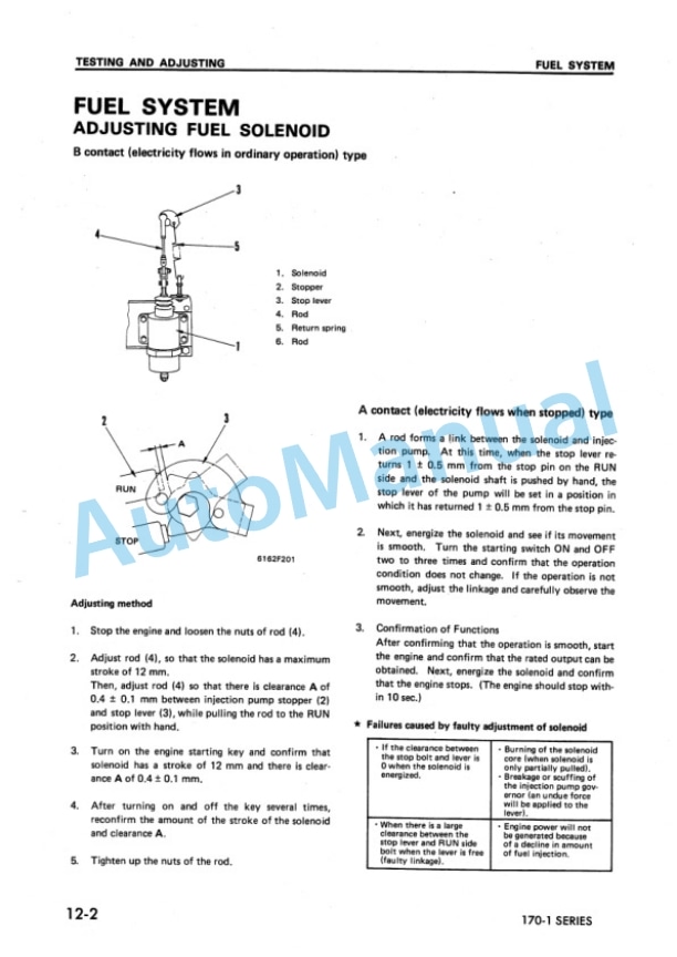 Komatsu 6D170-1 Series Diesel Engine Shop Manual SEBES6161000 3 Komatsu 6D170-1 Series Diesel Engine Shop Manual SEBES6161000 - Image 3