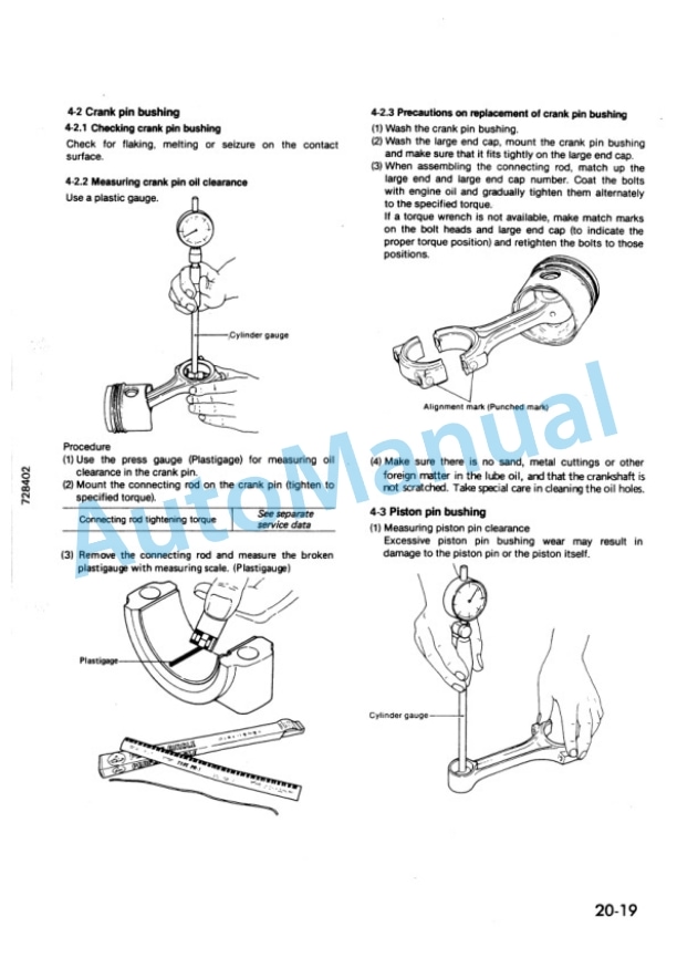 Alternative view of Komatsu 72-2, 75-2, 78-1, 84-2 Series Diesel Engine Shop Manual SEBM002400