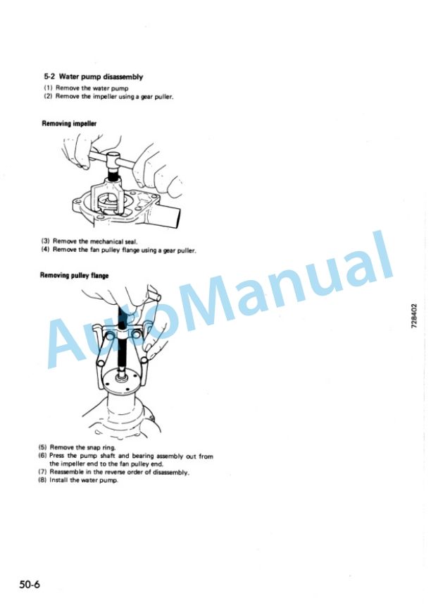 Komatsu 72-2, 75-2, 78-1, 84-2 Series Diesel Engine Shop Manual SEBM002400 4 Komatsu 72-2, 75-2, 78-1, 84-2 Series Diesel Engine Shop Manual SEBM002400 - Image 4