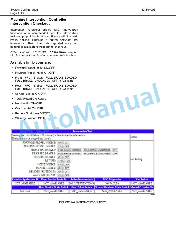 Alternative view of Komatsu 730E-10, 830E-5, 930E-5 Dump Truck Operation and Maintenance Manual CEAM033800