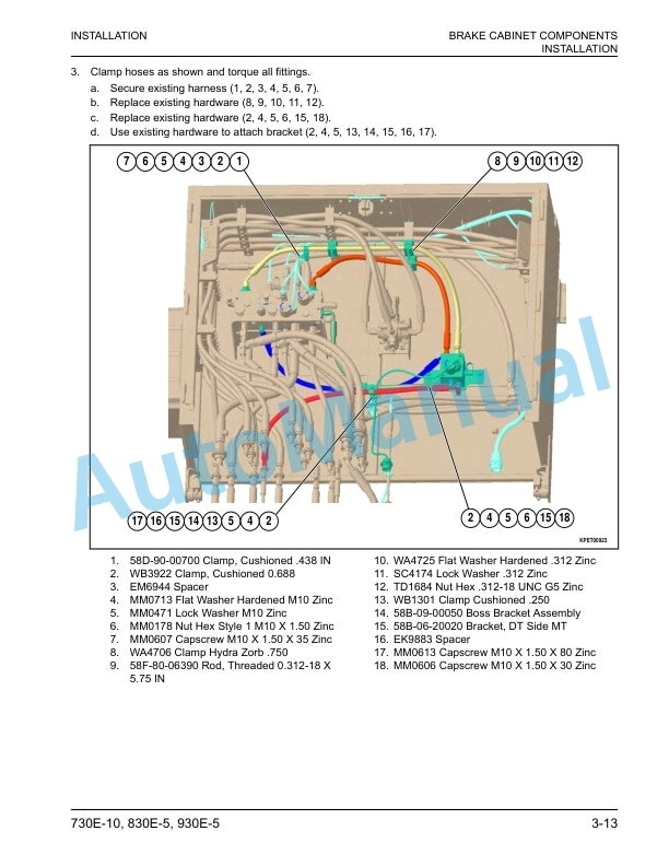 Komatsu 730E-10, 830E-5, 930E-5 EDT Dump Truck Machine Intervention System Installation Guide CEAW011500 4 Komatsu 730E-10, 830E-5, 930E-5 EDT Dump Truck Machine Intervention System Installation Guide CEAW011500 - Image 4