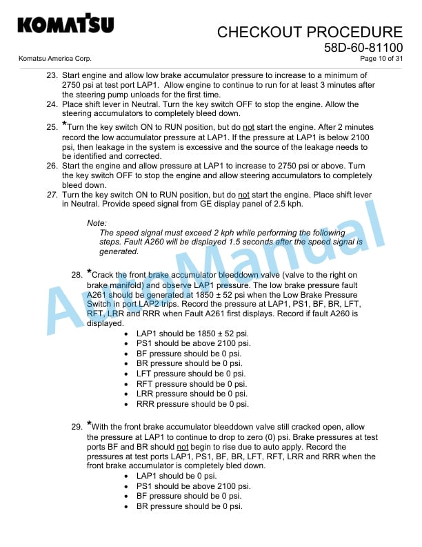 Komatsu 730E-10 Dump Truck Field Assembly Instruction CEAW012006 4 Komatsu 730E-10 Dump Truck Field Assembly Instruction CEAW012006 - Image 4