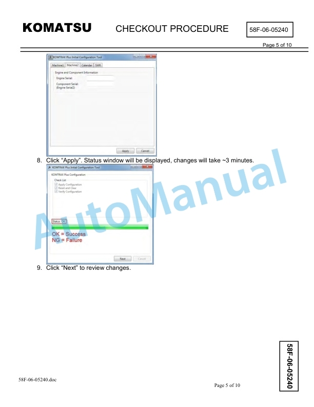 Komatsu 730E-10 Dump Truck Field Assembly Instruction CEAW012007 5 Komatsu 730E-10 Dump Truck Field Assembly Instruction CEAW012007 - Image 5
