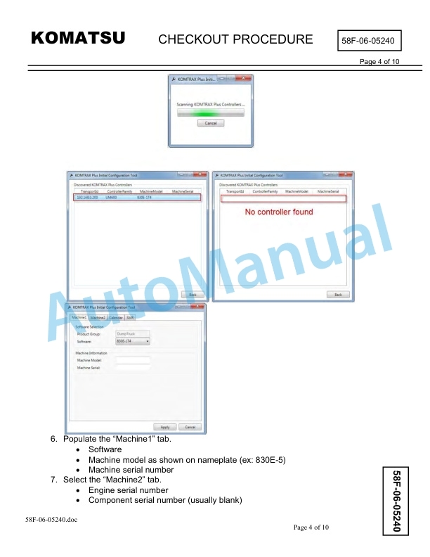 Komatsu 730E-10 Dump Truck Field Assembly Instruction CEAW012101 5 Komatsu 730E-10 Dump Truck Field Assembly Instruction CEAW012101 - Image 5