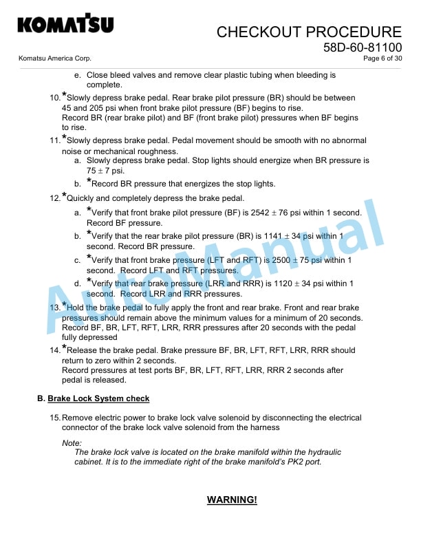 Komatsu 730E-10 Dump Truck Field Assembly Instruction CEAW012102 4 Komatsu 730E-10 Dump Truck Field Assembly Instruction CEAW012102 - Image 4
