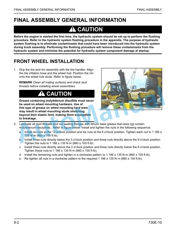 Komatsu 730E-10 Dump Truck Field Assembly Instruction CEAW012300 3 Komatsu 730E-10 Dump Truck Field Assembly Instruction CEAW012300 - Image 3