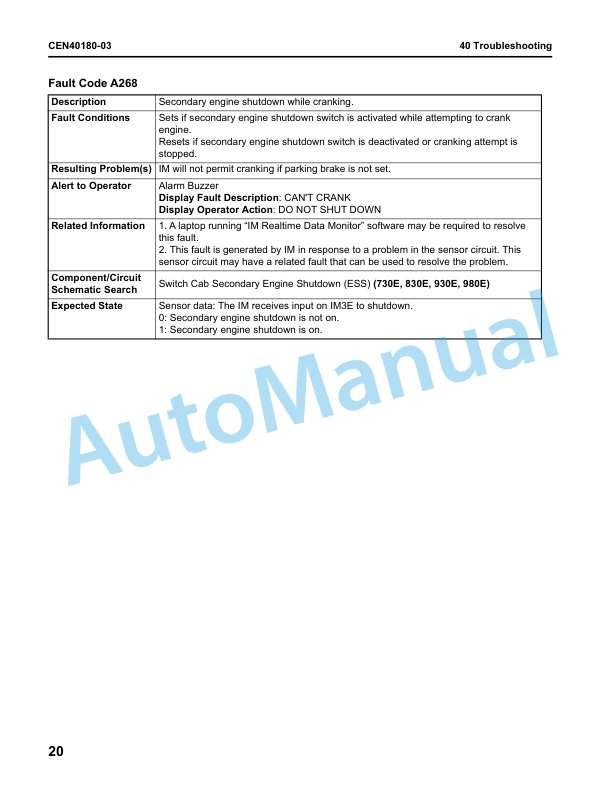 Komatsu 730E-10 Dump Truck Shop Manual CEBM036701 3 Komatsu 730E-10 Dump Truck Shop Manual CEBM036701 - Image 3