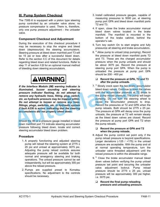 Komatsu 730E-8 Dump Truck Field Assembly Instruction CEAW007800 4 Komatsu 730E-8 Dump Truck Field Assembly Instruction CEAW007800 - Image 4