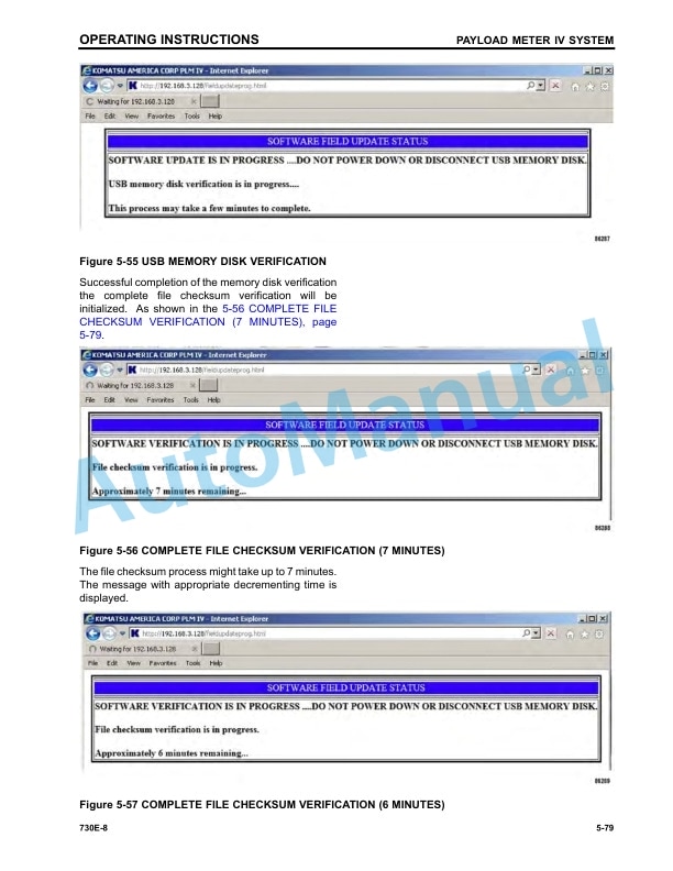 Komatsu 730E-8 Dump Truck Operation and Maintenance Manual CEAM033700 4 Komatsu 730E-8 Dump Truck Operation and Maintenance Manual CEAM033700 - Image 4