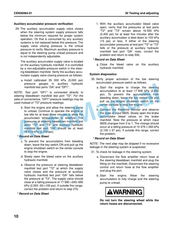 Alternative view of Komatsu 730E-8 Dump Truck Shop Manual CEBM032503