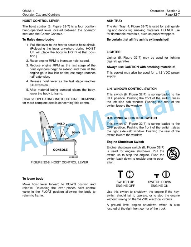Komatsu 730E Dump Truck Operation and Maintenance Manual CEAD014800 3 Komatsu 730E Dump Truck Operation and Maintenance Manual CEAD014800 - Image 3
