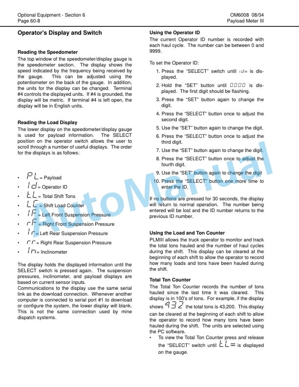 Komatsu 730E Dump Truck Operation and Maintenance Manual CEAD014800 5 Komatsu 730E Dump Truck Operation and Maintenance Manual CEAD014800 - Image 5