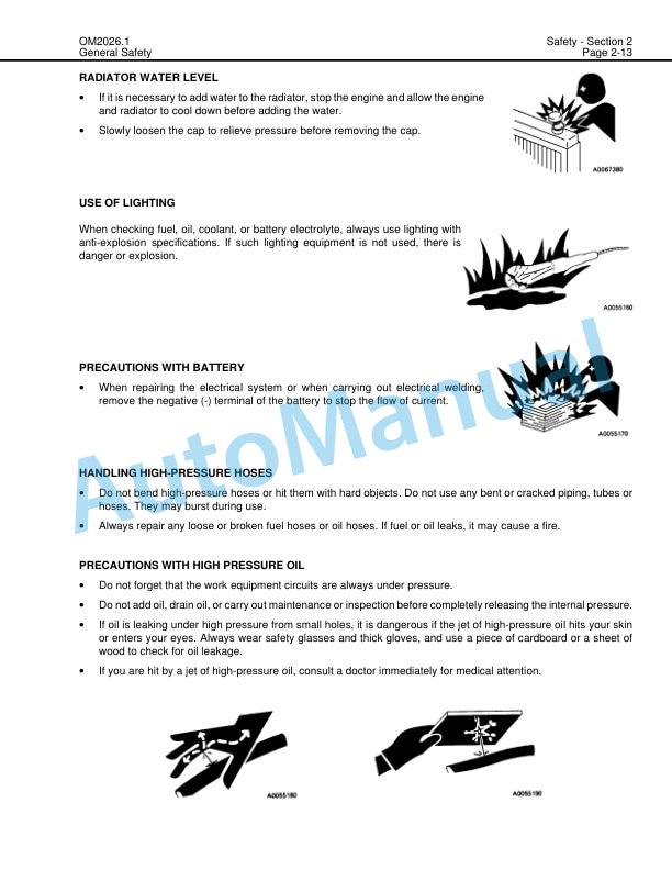 Alternative view of Komatsu 730E Dump Truck Operation and Maintenance Manual CEAM006700