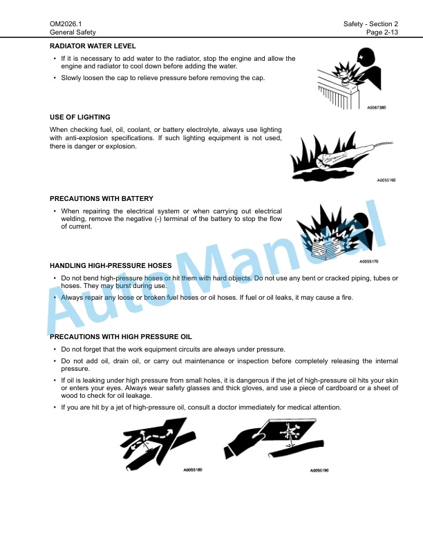 Alternative view of Komatsu 730E Dump Truck Operation and Maintenance Manual CEAM011001