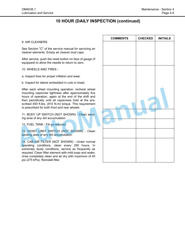 Komatsu 730E Dump Truck Operation and Maintenance Manual CEAM011200 4 Komatsu 730E Dump Truck Operation and Maintenance Manual CEAM011200 - Image 4