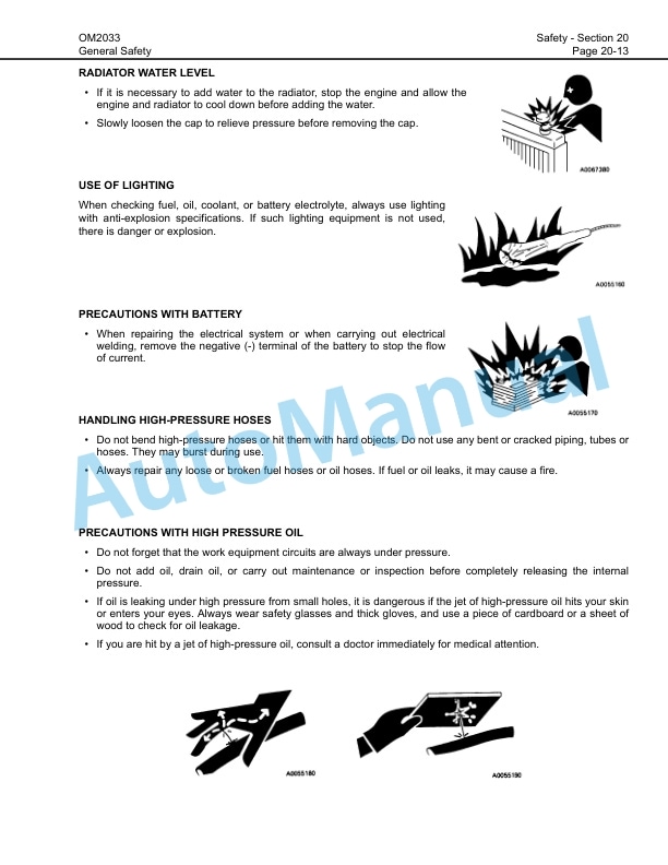 Alternative view of Komatsu 730E Dump Truck Operation and Maintenance Manual CEAM013300