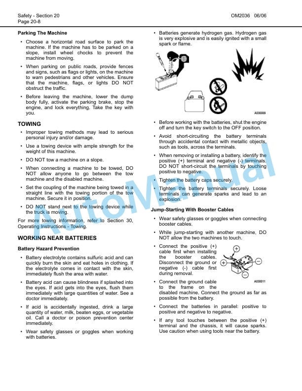 Alternative view of Komatsu 730E Dump Truck Operation and Maintenance Manual CEAM014901
