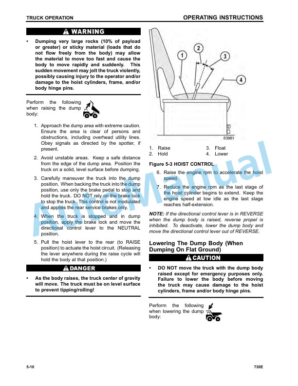 Komatsu 730E Dump Truck Operation and Maintenance Manual CEAM032600 3 Komatsu 730E Dump Truck Operation and Maintenance Manual CEAM032600 - Image 3