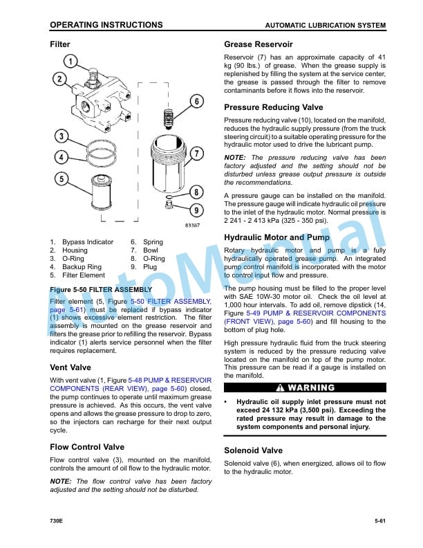 Komatsu 730E Dump Truck Operation and Maintenance Manual CEAM033400 4 Komatsu 730E Dump Truck Operation and Maintenance Manual CEAM033400 - Image 4
