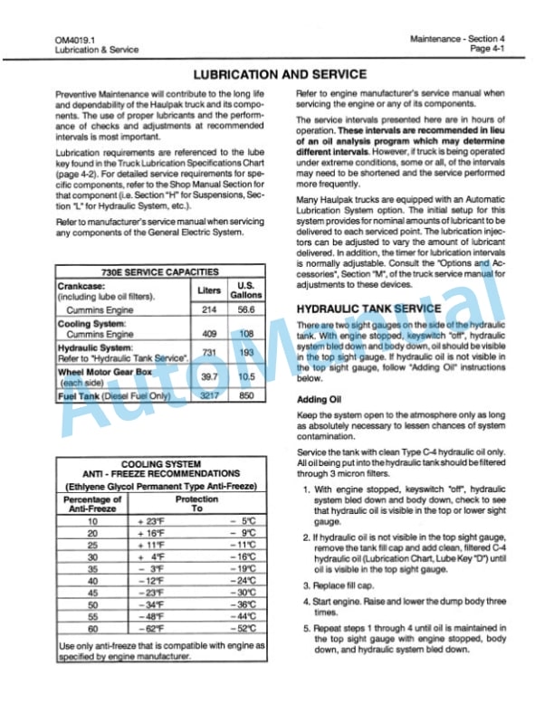 Komatsu 730E Dump Truck Operation and Maintenance Manual DG756 4 Komatsu 730E Dump Truck Operation and Maintenance Manual DG756-4