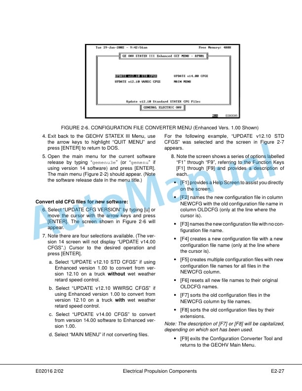 Alternative view of Komatsu 730E Dump Truck Shop Manual CEBM006701