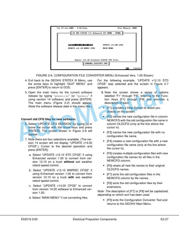 Alternative view of Komatsu 730E Dump Truck Shop Manual CEBM008501