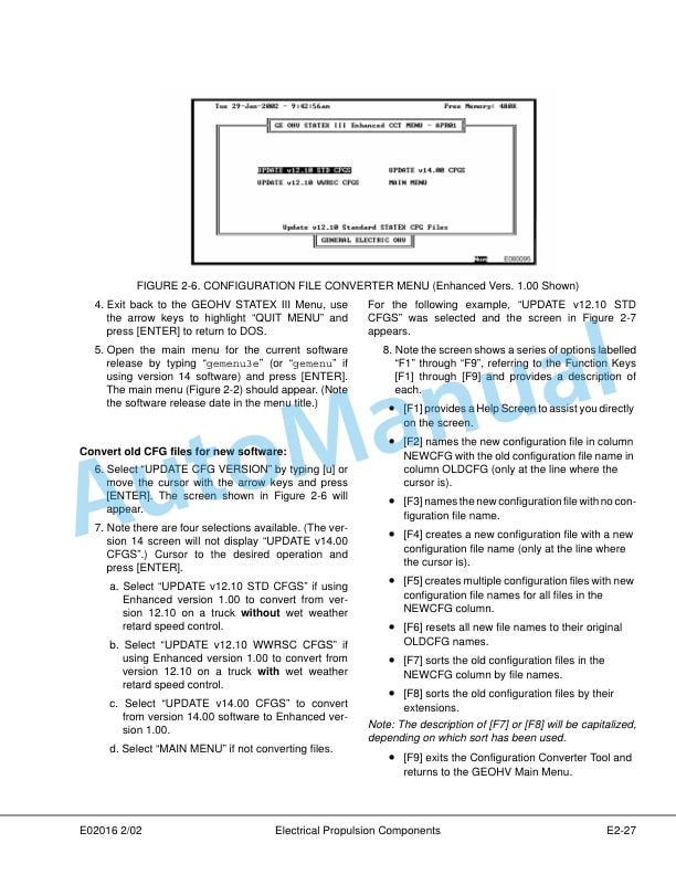 Alternative view of Komatsu 730E Dump Truck Shop Manual CEBM011002