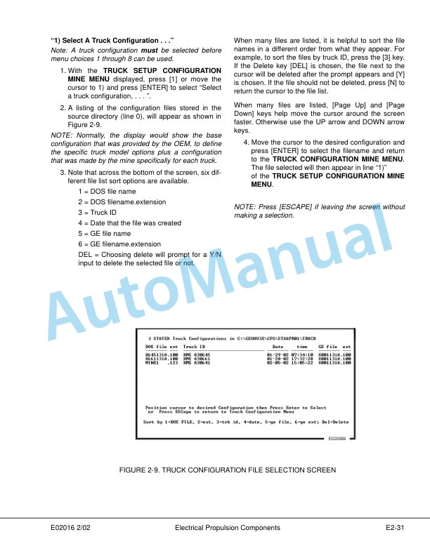Alternative view of Komatsu 730E Dump Truck Shop Manual CEBM011500